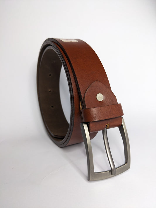 A Brown Premium Leather Belt